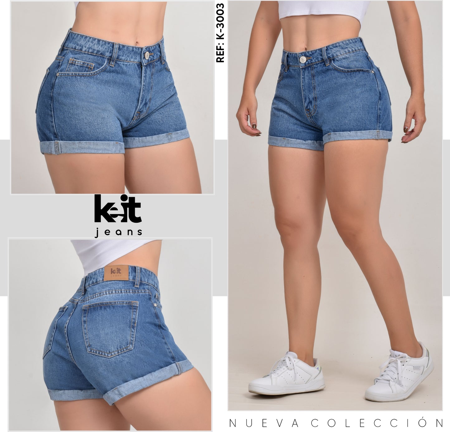 SHORT MUJER  RIGIDO REF. K-3003