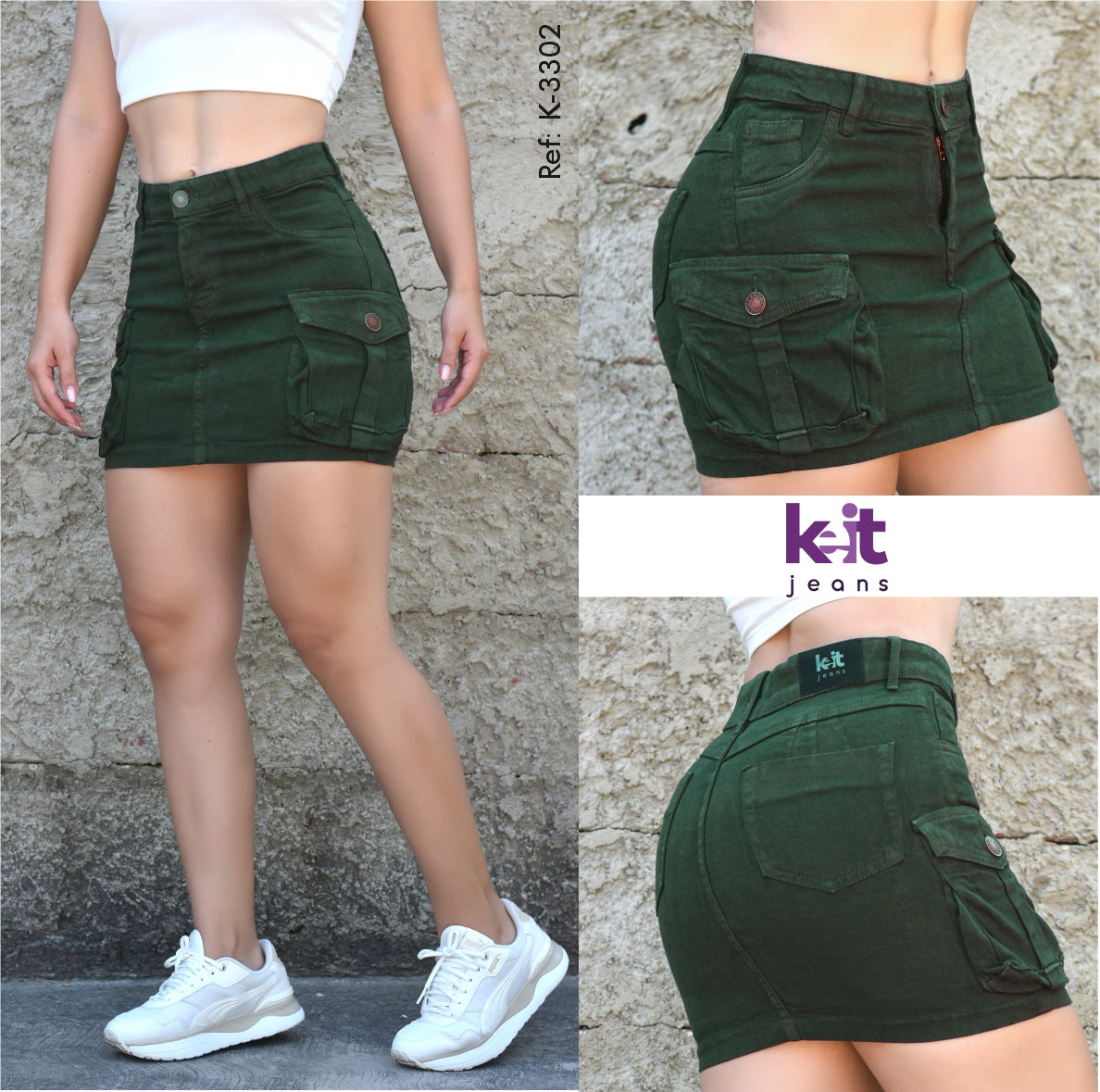 FALDA  MUJER REF. K-3302